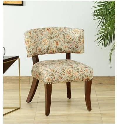 Jelany Slipper Chair In Beige Colour