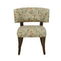 Carden Solid Wood Arm Chair In Rustic Teak Finish - front_view
