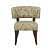 Carden Solid Wood Arm Chair In Rustic Teak Finish - front_view