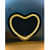 Sparkles Crushed Diamond Led Heart Shape Wall Mirror with Touch Sensor - rear_view