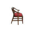Aakruti Teak Wood 2 Seater Sofa In Red Colour - left_view