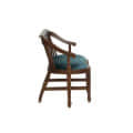 Aakruti Teak Wood 2 Seater Sofa In Teal Colour - left_view