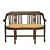 Aakruti Teak Wood 2 Seater Sofa In Yellow Colour - photo