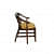 Aakruti Teak Wood 2 Seater Sofa In Yellow Colour - left_view