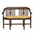 Teak Wood Sofa Set (Yellow) - front_view