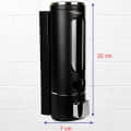 Wall Mounted Liquid Dispenser(350 ml, ABS, Black Color) (Pack of 1) - front_view