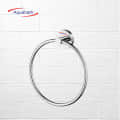Stainless Steel Towel Ring for Bathroom/Wash Basin/Napkin-Towel Hanger/Bathroom Accessories (Chrome-Round)Pack of 2 - photo