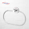 Stainless Steel Towel Ring for Bathroom/Wash Basin/Napkin-Towel Hanger/Bathroom Accessories (Chrome-Oval) Pack of 2 - photo