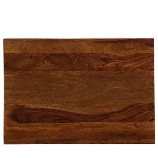 Vostok Solid Wooden End Table - top_view