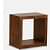 Vostok Solid Wooden End Table - rear_view