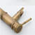 Antique Brass Basin Mixer - rear_view