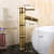Antique Brass Basin Mixer - left_view