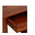 Solid Wood End Table In Honey Oak Finish - rear_view