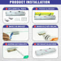 Storage Holder With Aluminium Fitted Brackets(Size:16"X5.5") - left_view
