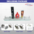 Storage Holder With Aluminium Fitted Brackets - rear_view