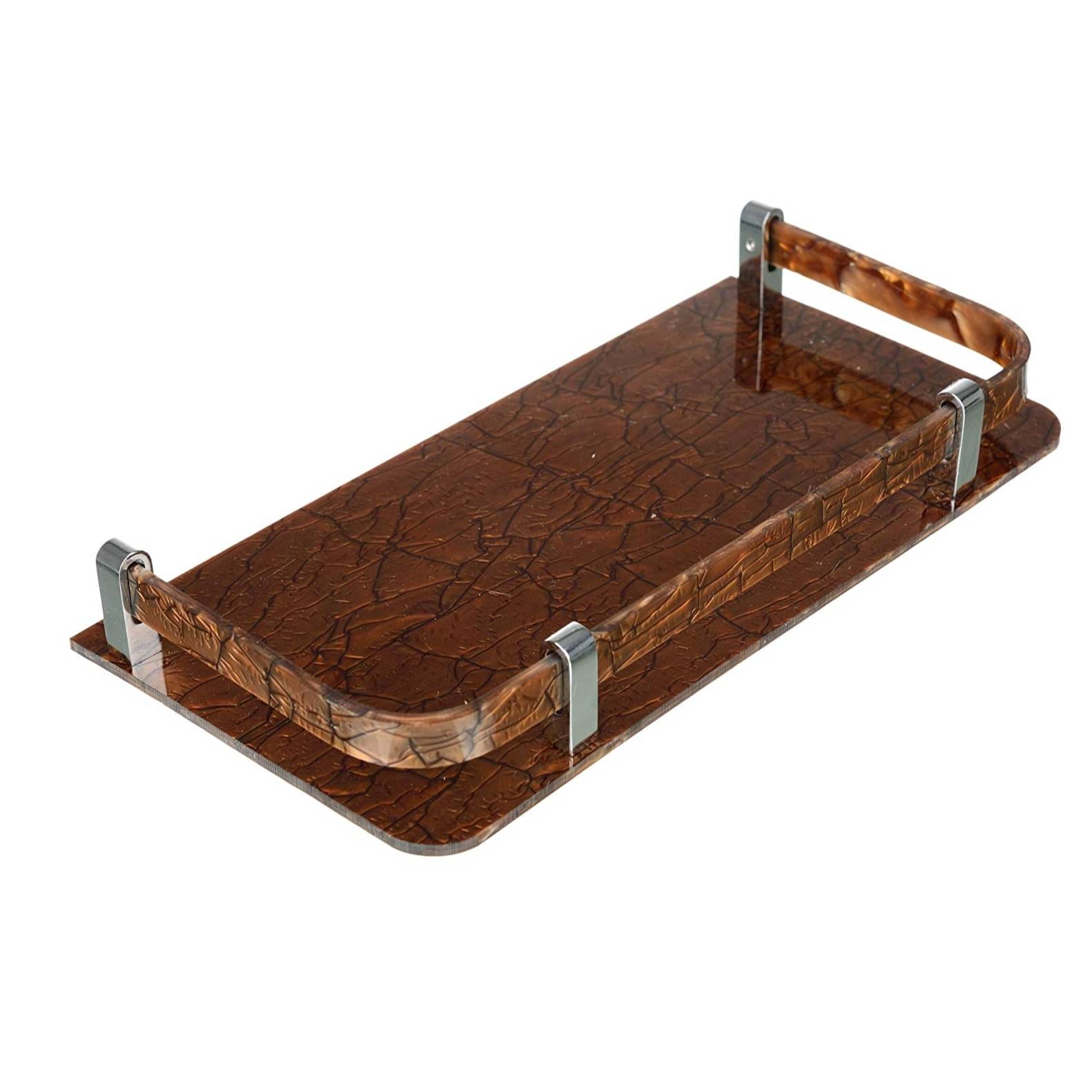 Acrylic Shelf  Marble Look (size-18*6)