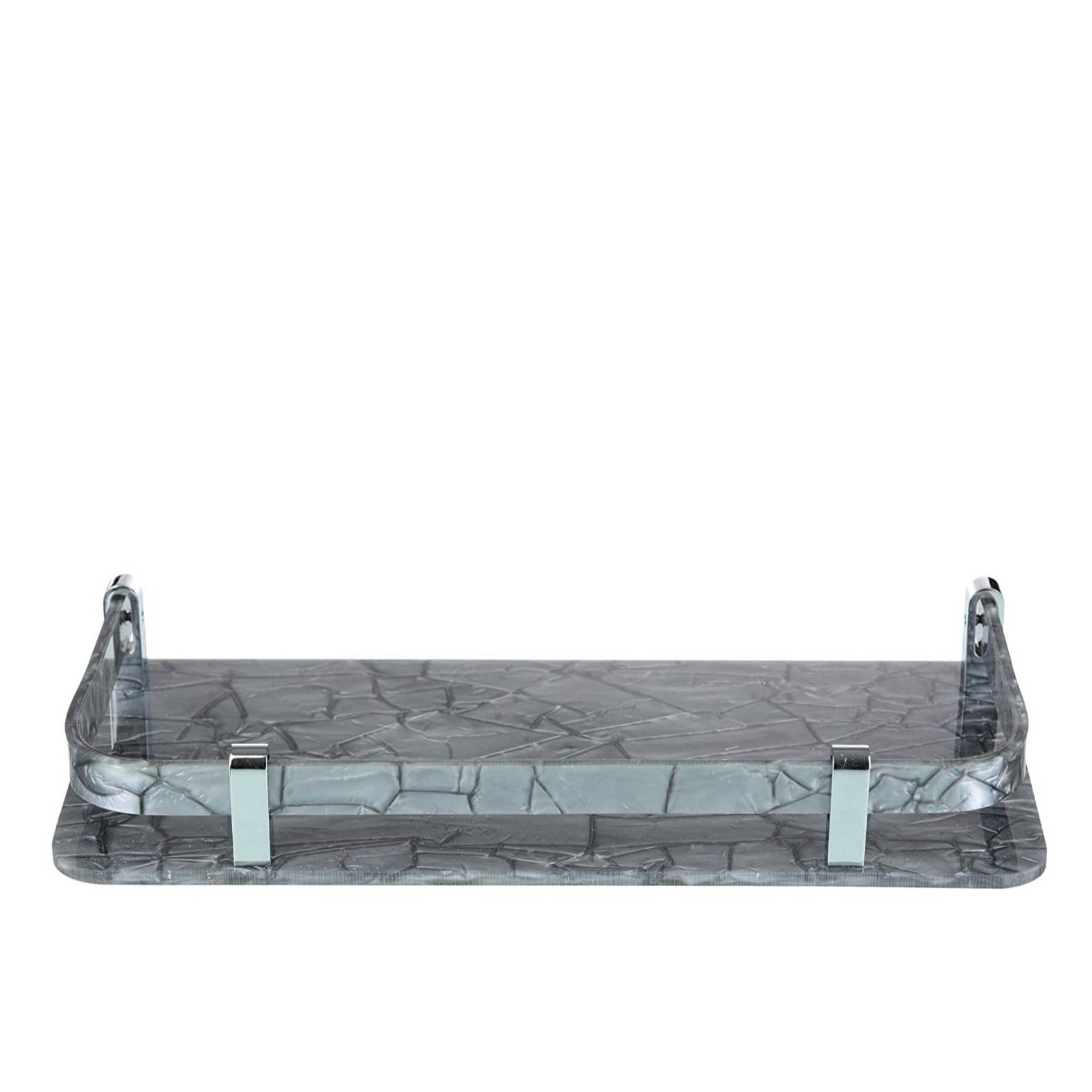 Acrylic Shelf  Marble Look (size-18*6)