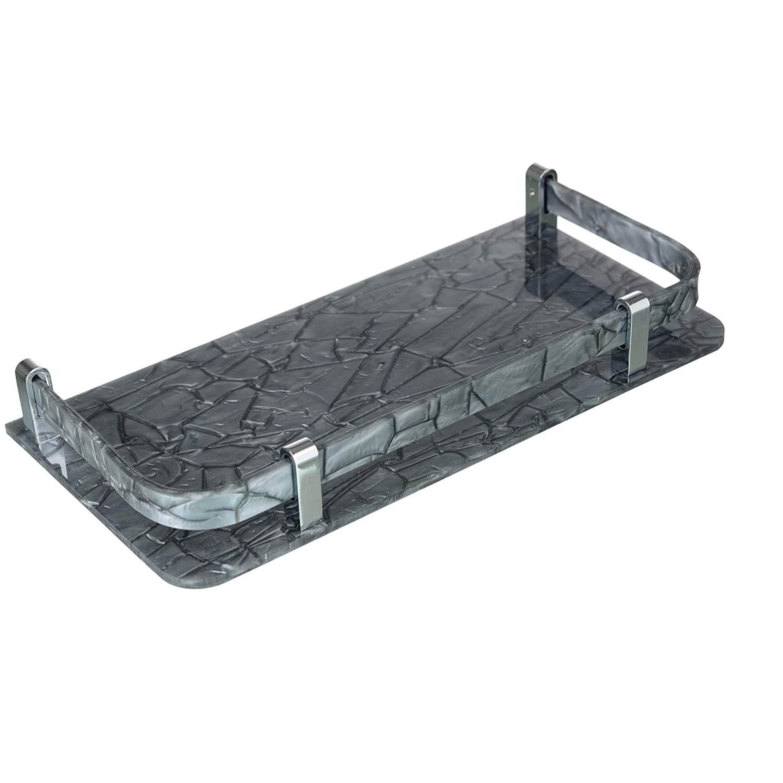 Acrylic Shelf  Marble Look (size-18*6) - rear_view