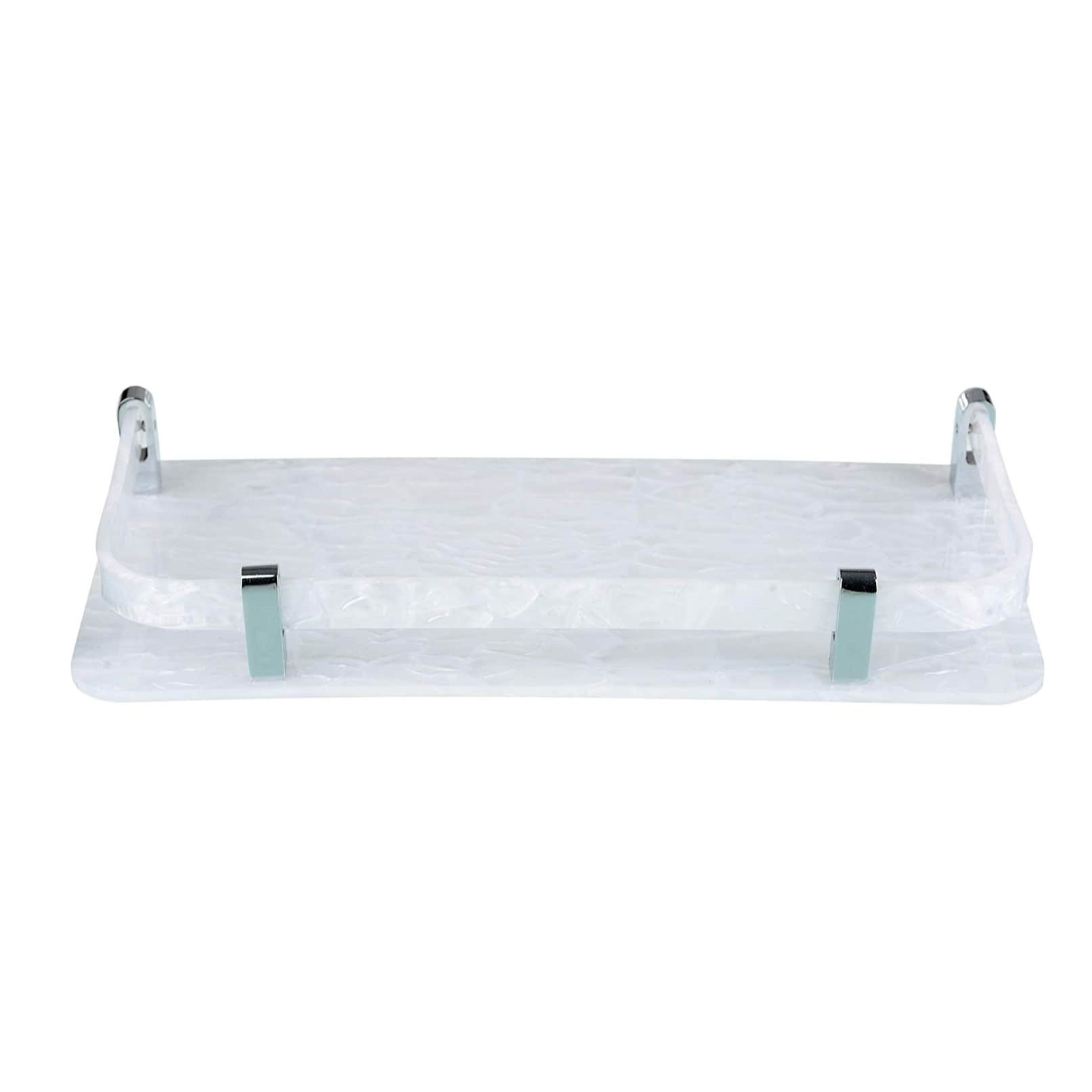 Acrylic Shelf  Marble Look (size-18*6) - left_view