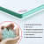 Recto Frosted Glass Shelf (size-20*5.5) - top_view