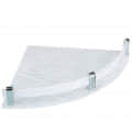 Acrylic Corner Shelf Marble look - photo