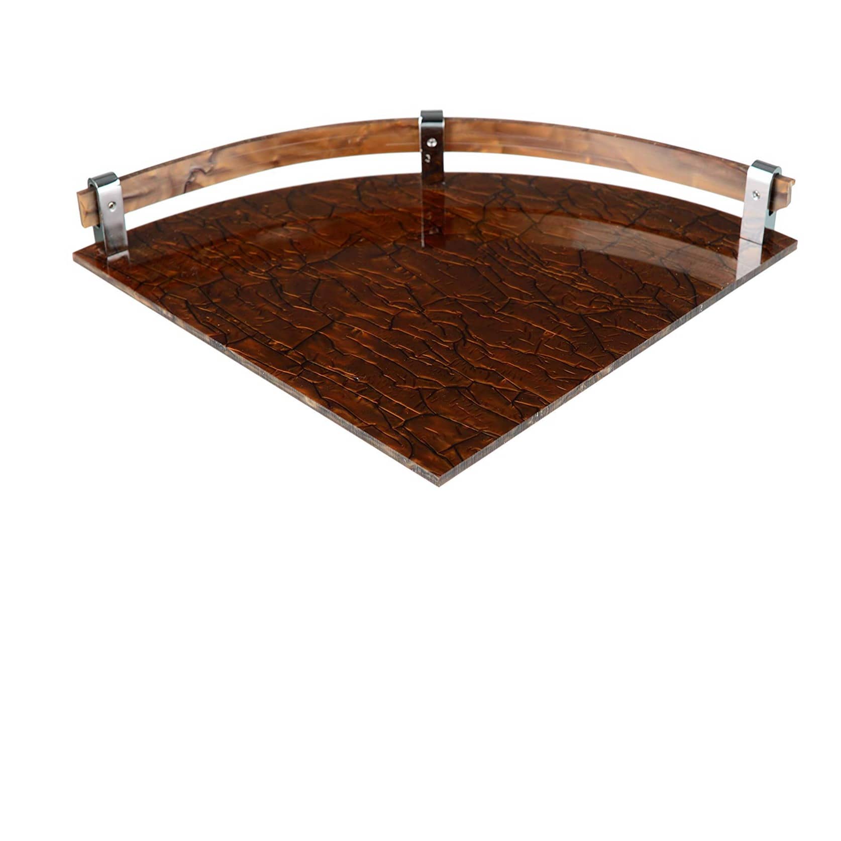 Acrylic Corner Shelf Marble look
