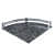 Acrylic Corner Shelf Marble look - left_view