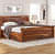 Queen Size Bed with Storage - front_view
