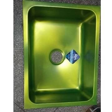 Green Glossy Kitchen Sink