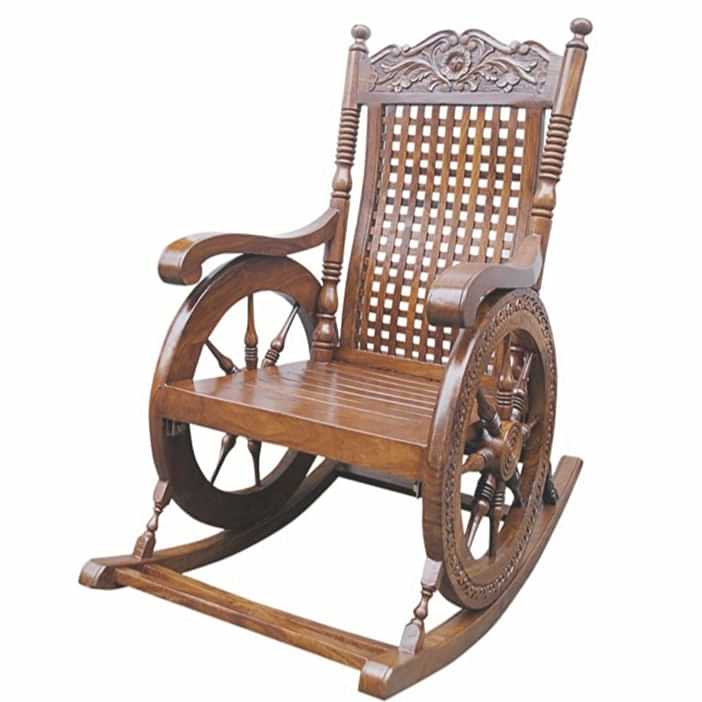 Warren Wooden Rocking Chair - photo
