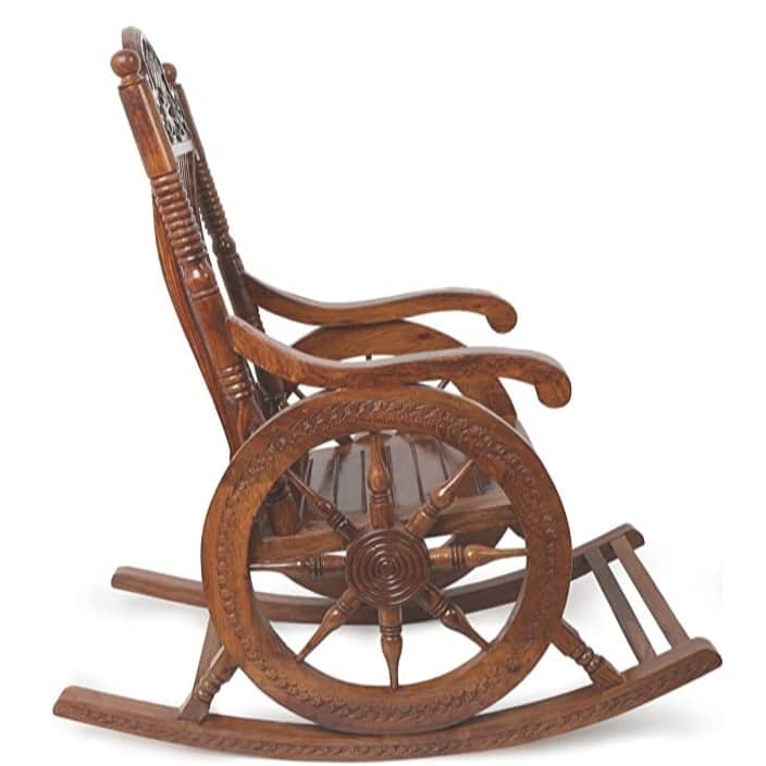 Warren Wooden Rocking Chair - top_view
