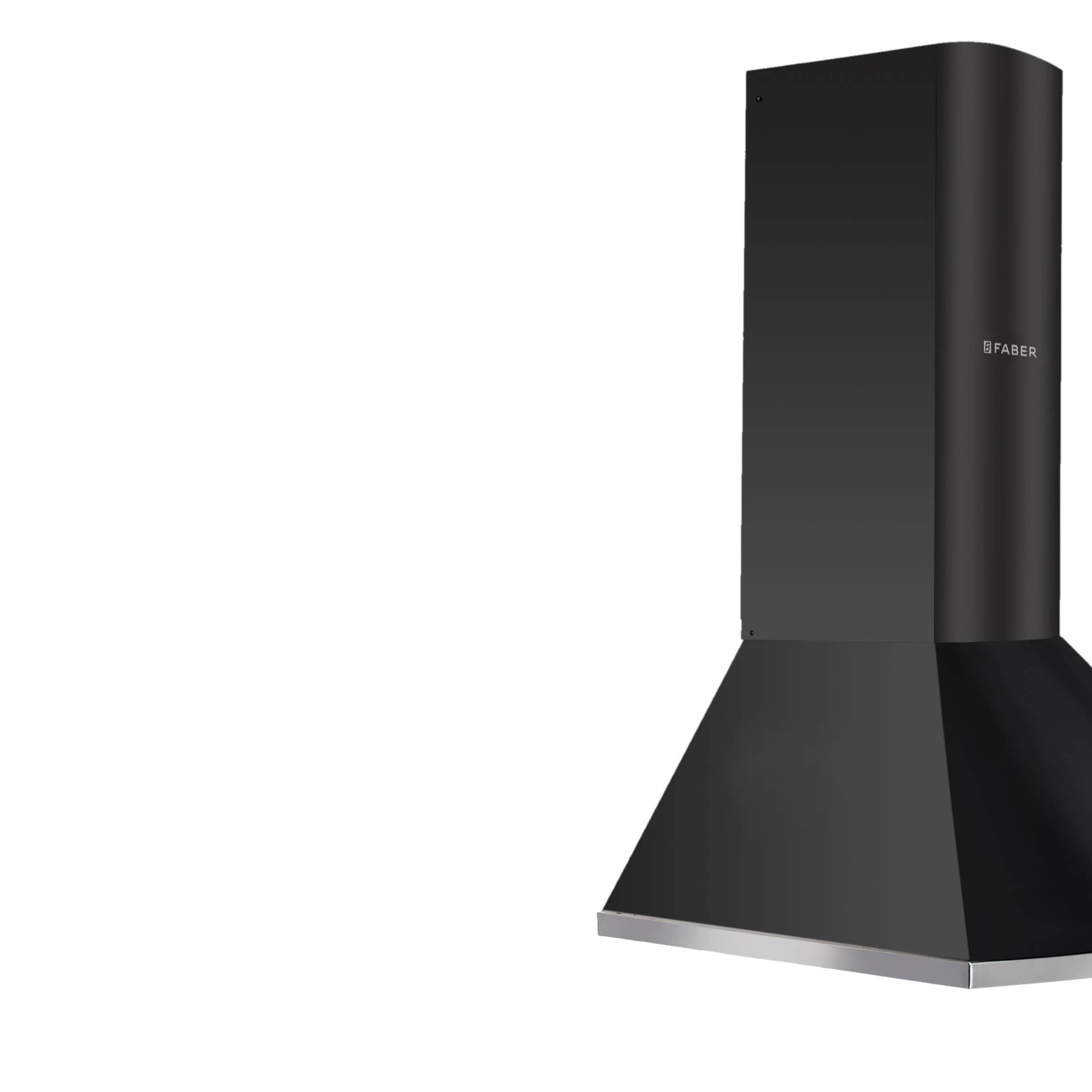 Hood Class Plus PB BK LTW 60 Kitchen Chimney - rear_view