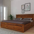 King Size Bed with Storage - front_view