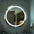 810 Round Shape Glass LED Wall Mirror with Sensor (Cool White, 21X21 Inch) - front_view