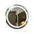 810 Round Shape Glass LED Wall Mirror with Sensor (Cool White, 21X21 Inch) - top_view