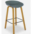 Harrington Bar Stool In Grey Color - photo