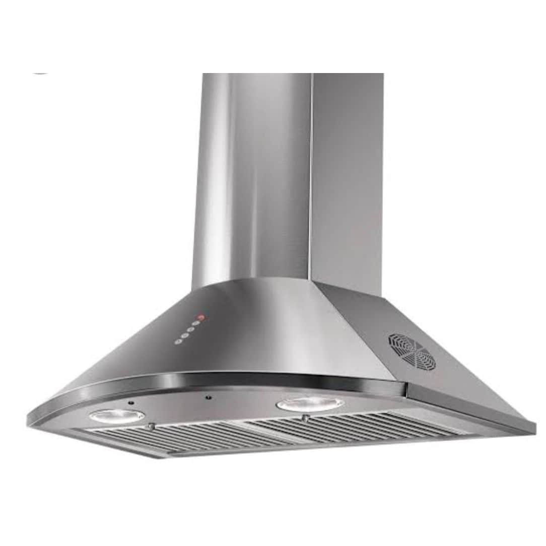 Kitchen Chimney ( silver) - rear_view