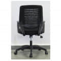 Revolving Office Chair (Black) - rear_view