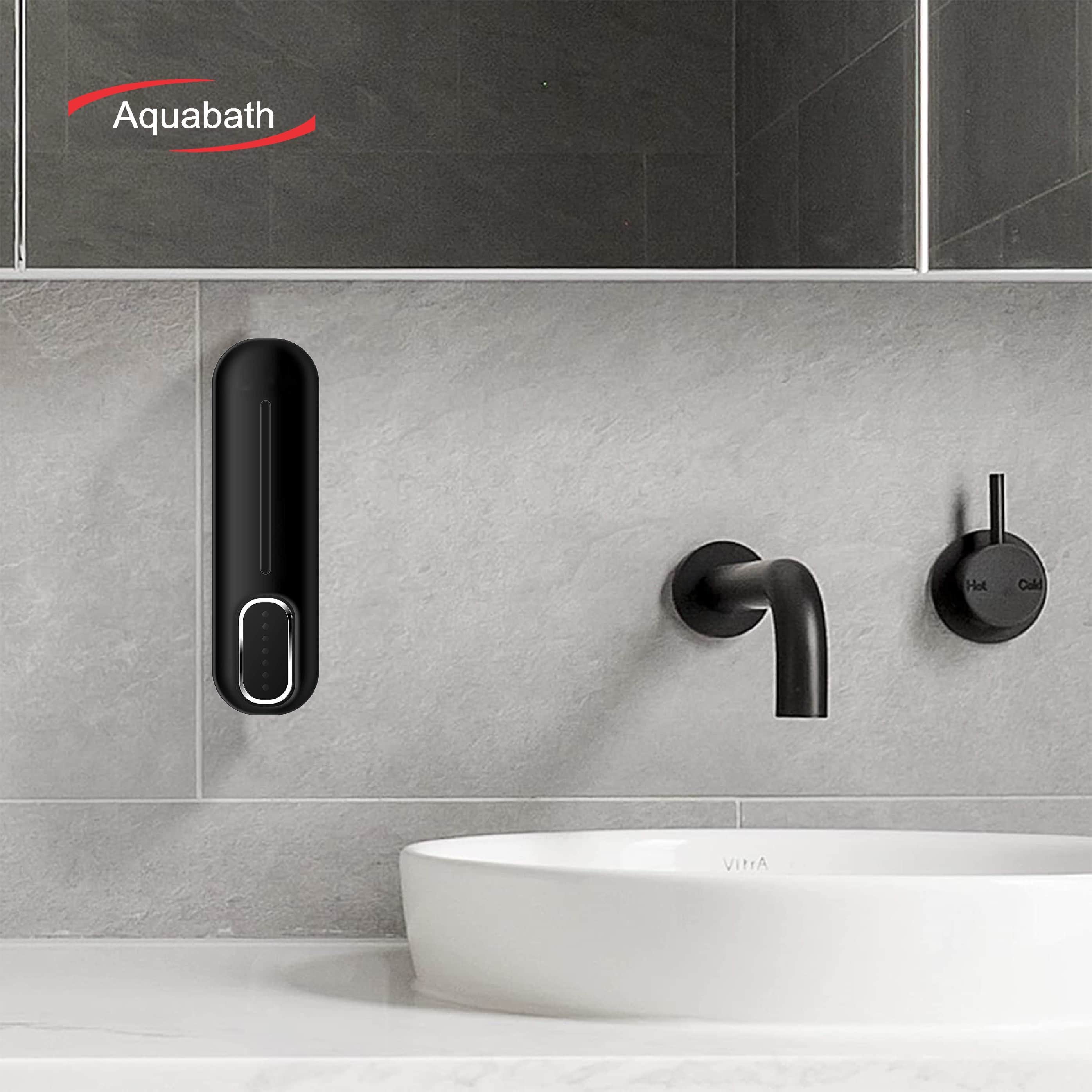Heavy Duty Wall Mount Liquid Soap Dispenser With Fitting Accessories - left_view