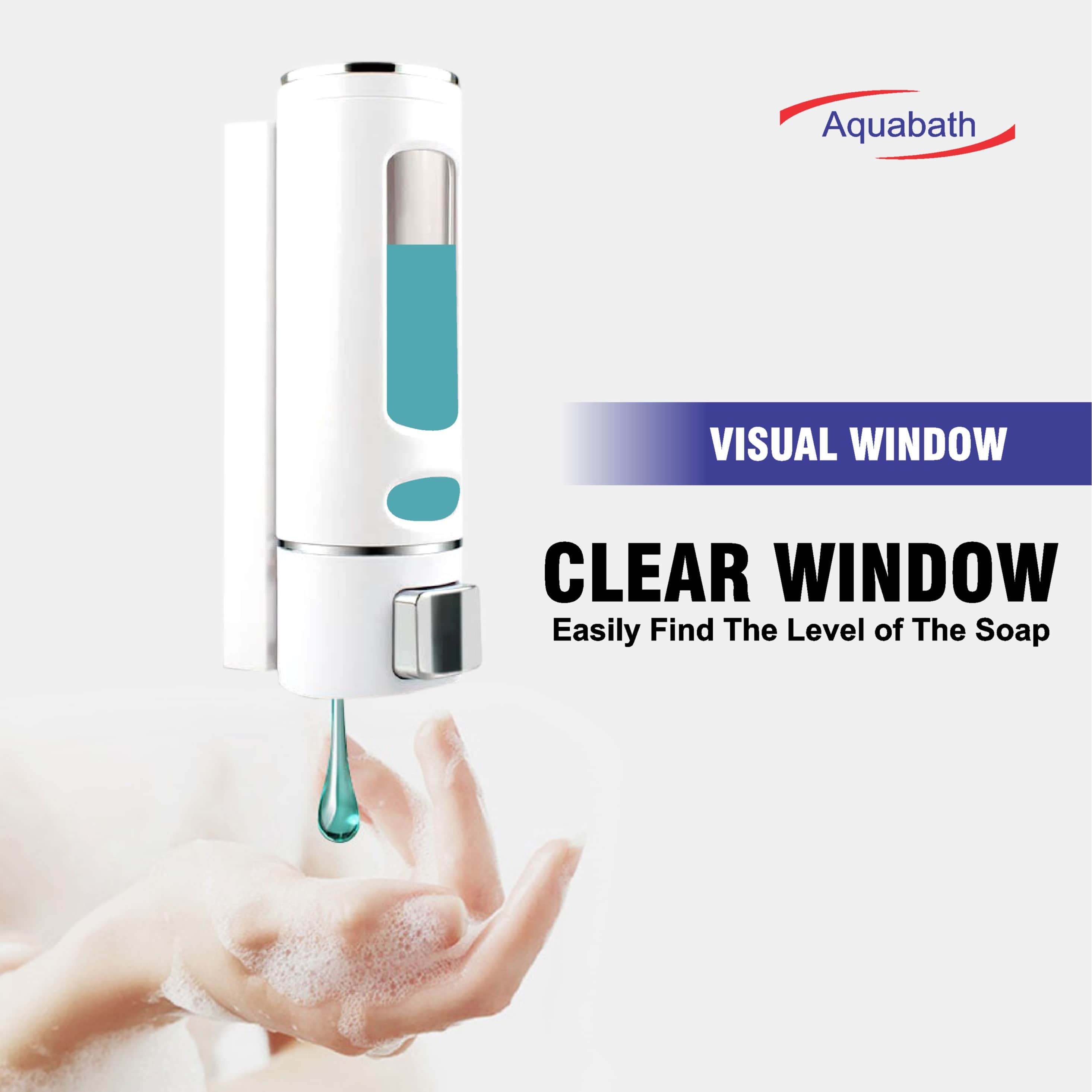 Wall Mounted Liquid Dispenser (Pack of 1) - top_view