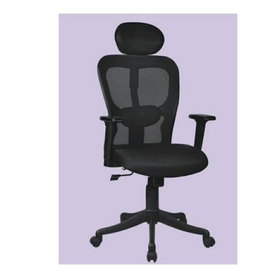 Revolving Chair High Back In Black