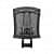 Geelong High Back Black Revolving Chair - top_view