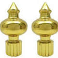 Golden Plastic Finials ( set of 4 ) - photo