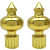 Golden Plastic Finials ( set of 4 ) - photo