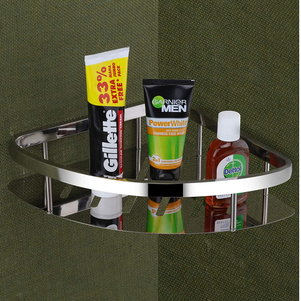 Premium Stainless Steel Bathroom / Kitchen Rack Set of 1 - photo