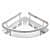 Premium Stainless Steel Bathroom / Kitchen Rack Set of 1 - top_view