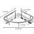 Premium Stainless Steel Bathroom / Kitchen Rack Set of 1 - rear_view
