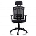 Geelong High Back Black Revolving Chair - front_view