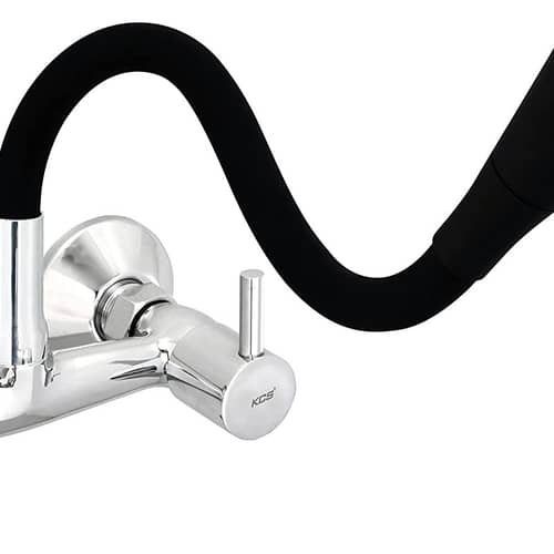 Matt black silicon flexible tap