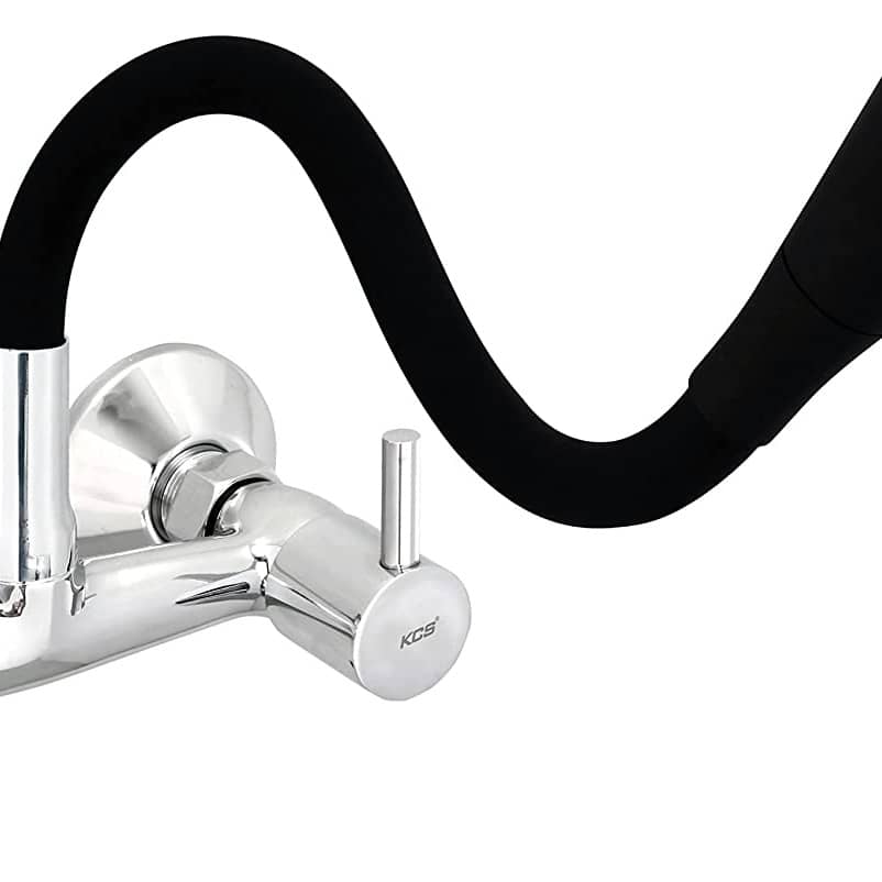Matt black silicon flexible tap